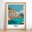 Ibiza Vintage Style Print