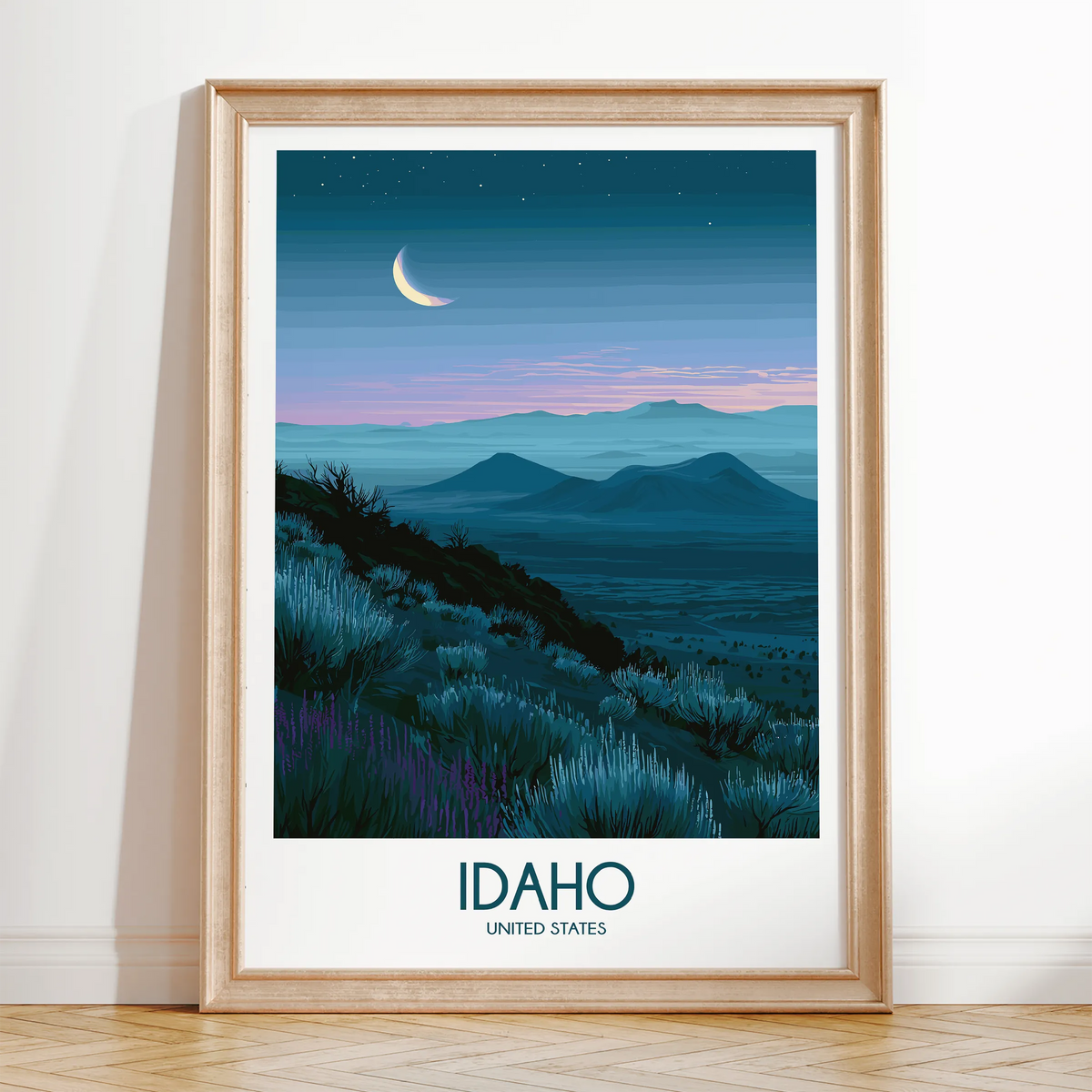 Idaho Destination Art Gift