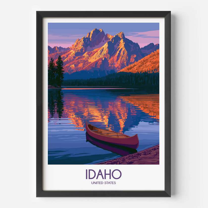 Idaho Destination Art Gift