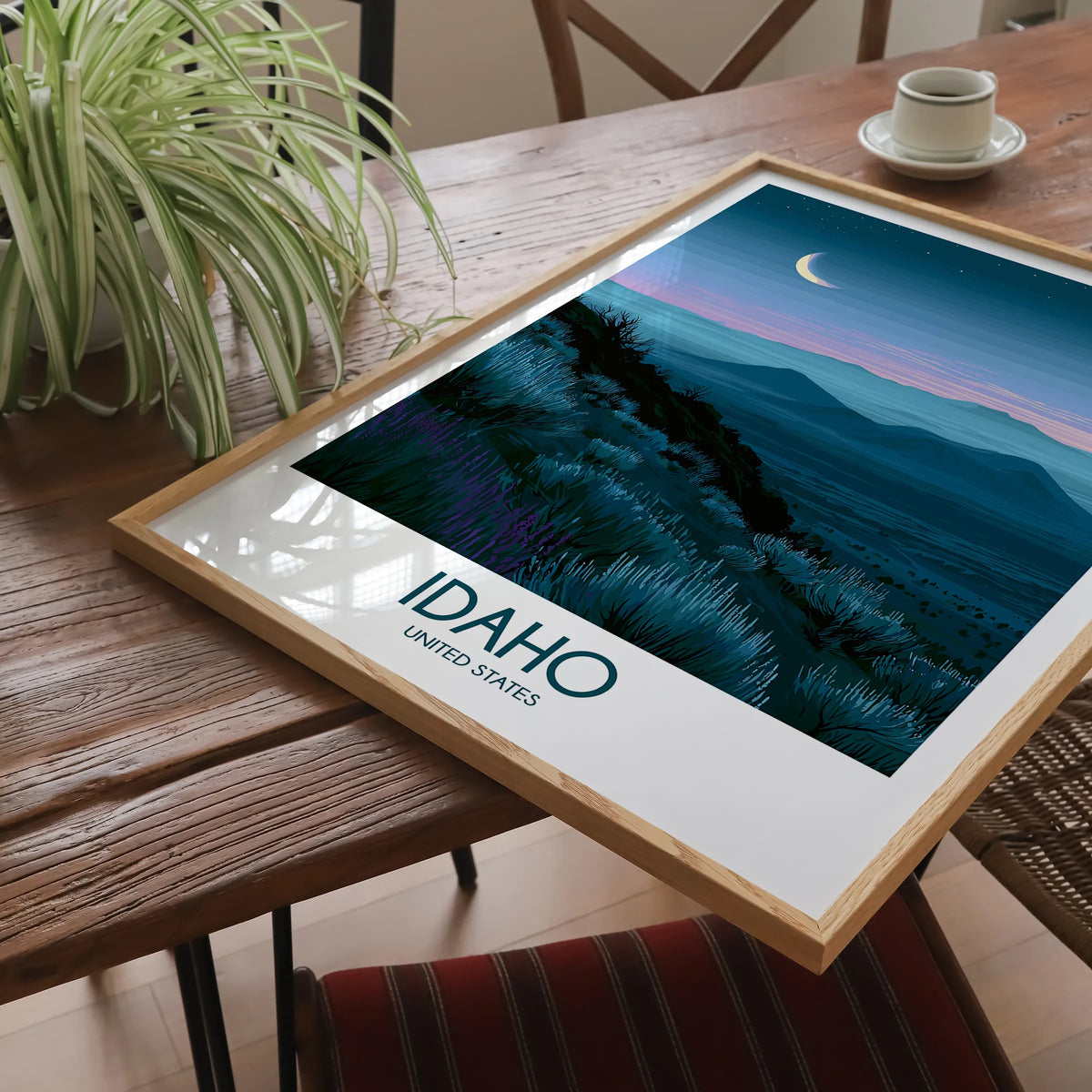 Idaho Minimalist Wall Art