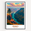 Idaho Minimalist Wall Art