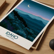 Idaho Modern Travel Poster