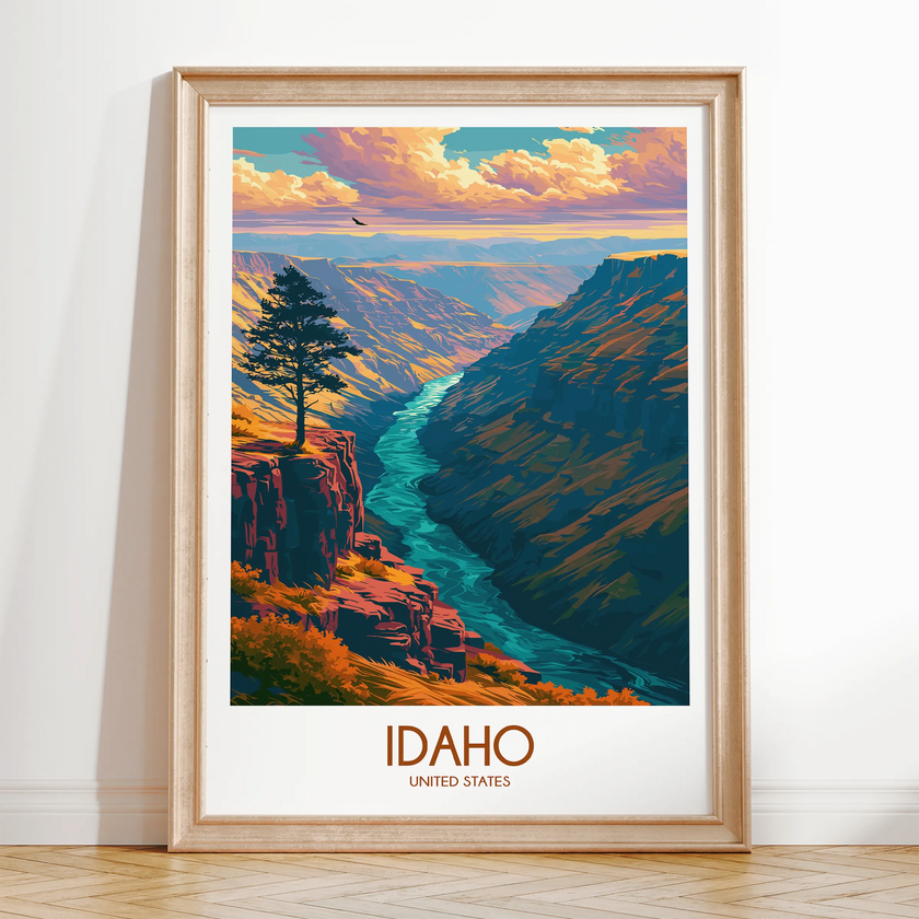 Idaho Scenic Landscape Art