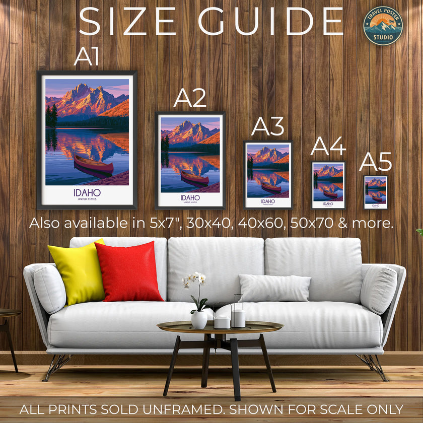Idaho Scenic Landscape Art