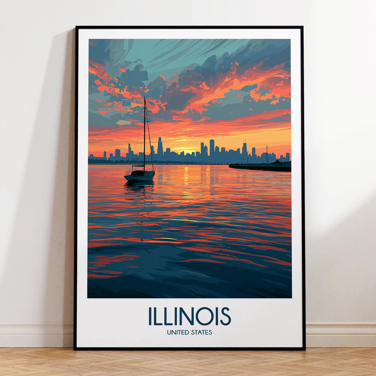 Illinois Gallery Quality Print