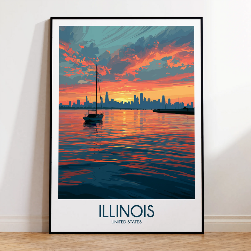 Illinois Gallery Quality Print