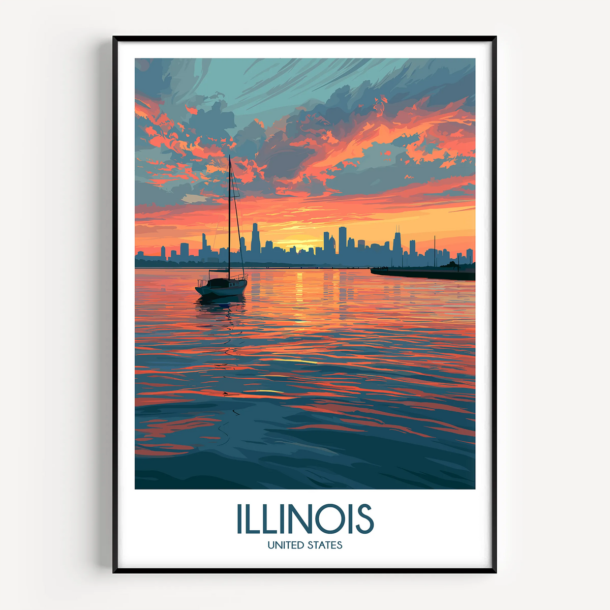 Illinois Home Office Decor
