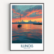 Illinois Home Office Decor