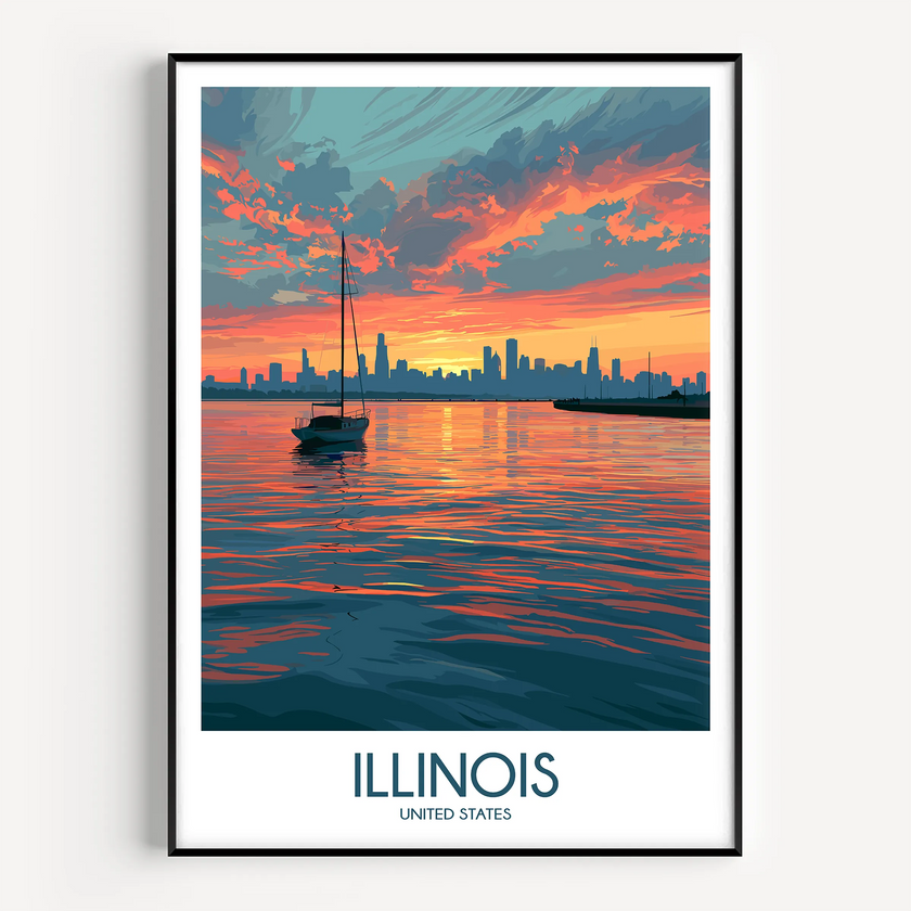 Illinois Home Office Decor