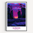 Illinois Home Office Decor