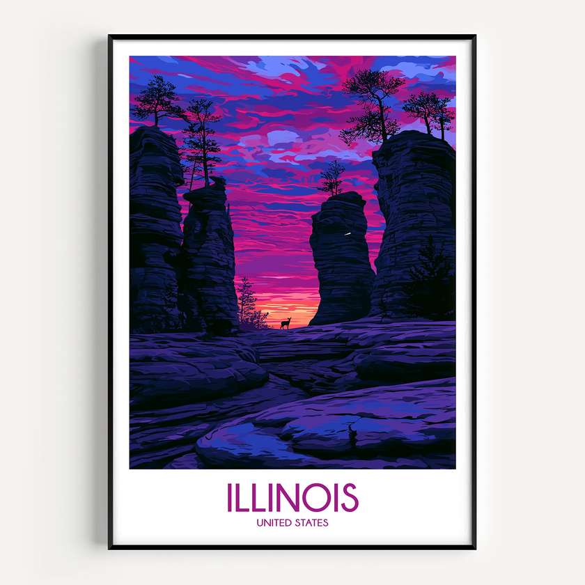 Illinois Home Office Decor