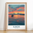 Illinois Scenic Landscape Art