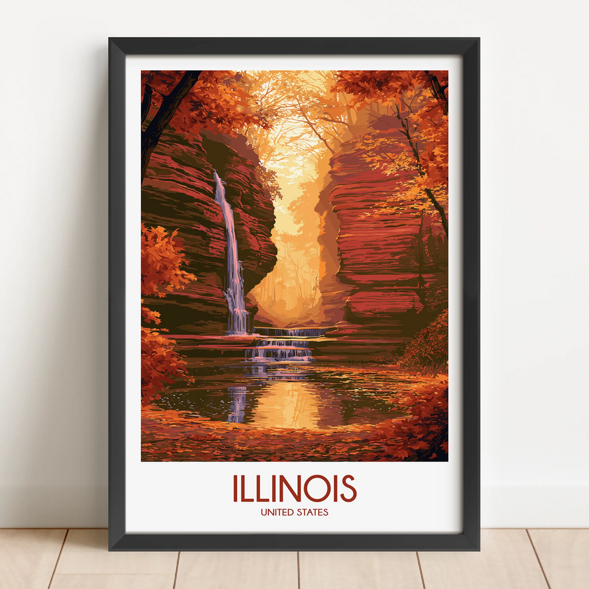 Illinois Travel Memory Gift