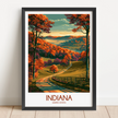 Indiana Destination Art Gift