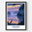 Indiana Destination Art Gift