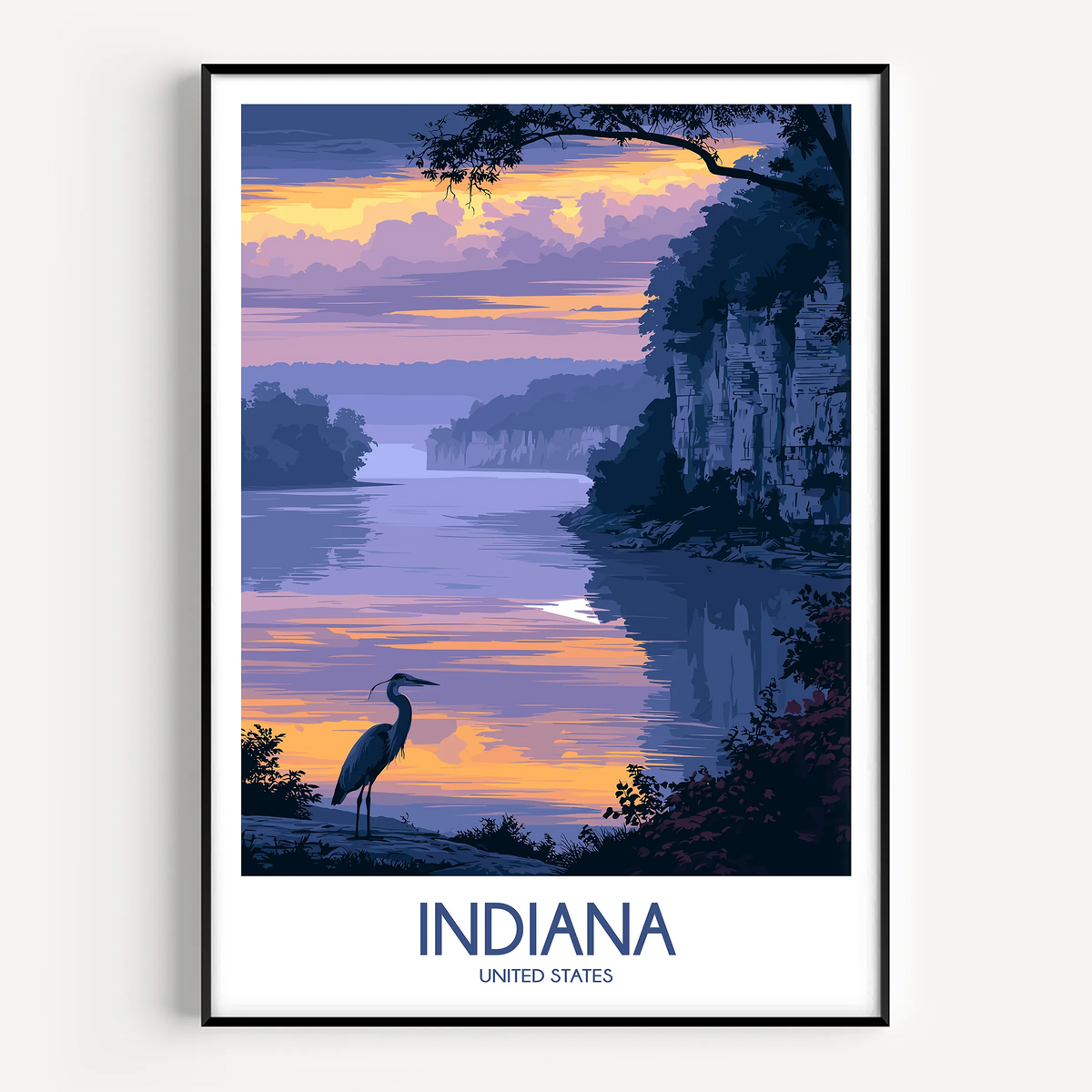Indiana Home Office Decor