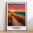 Indiana Scenic Landscape Art