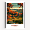 Indiana Scenic Landscape Art