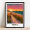 Indiana Travel Memory Gift
