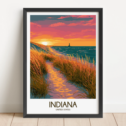 Indiana Travel Memory Gift