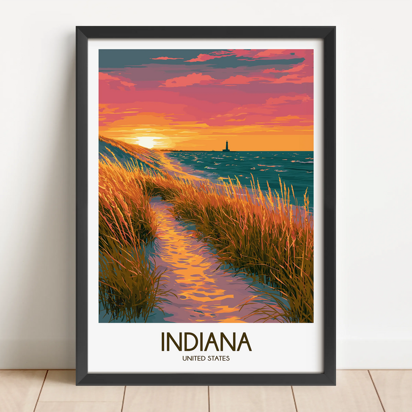 Indiana Travel Memory Gift