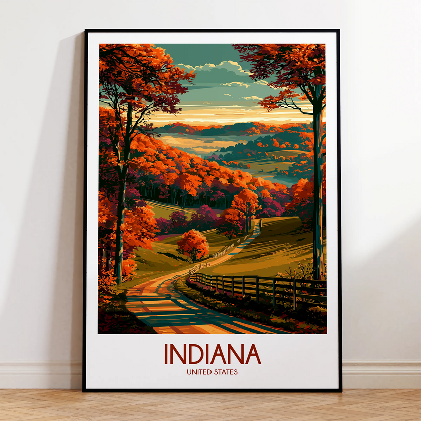 Indiana Travel Memory Gift