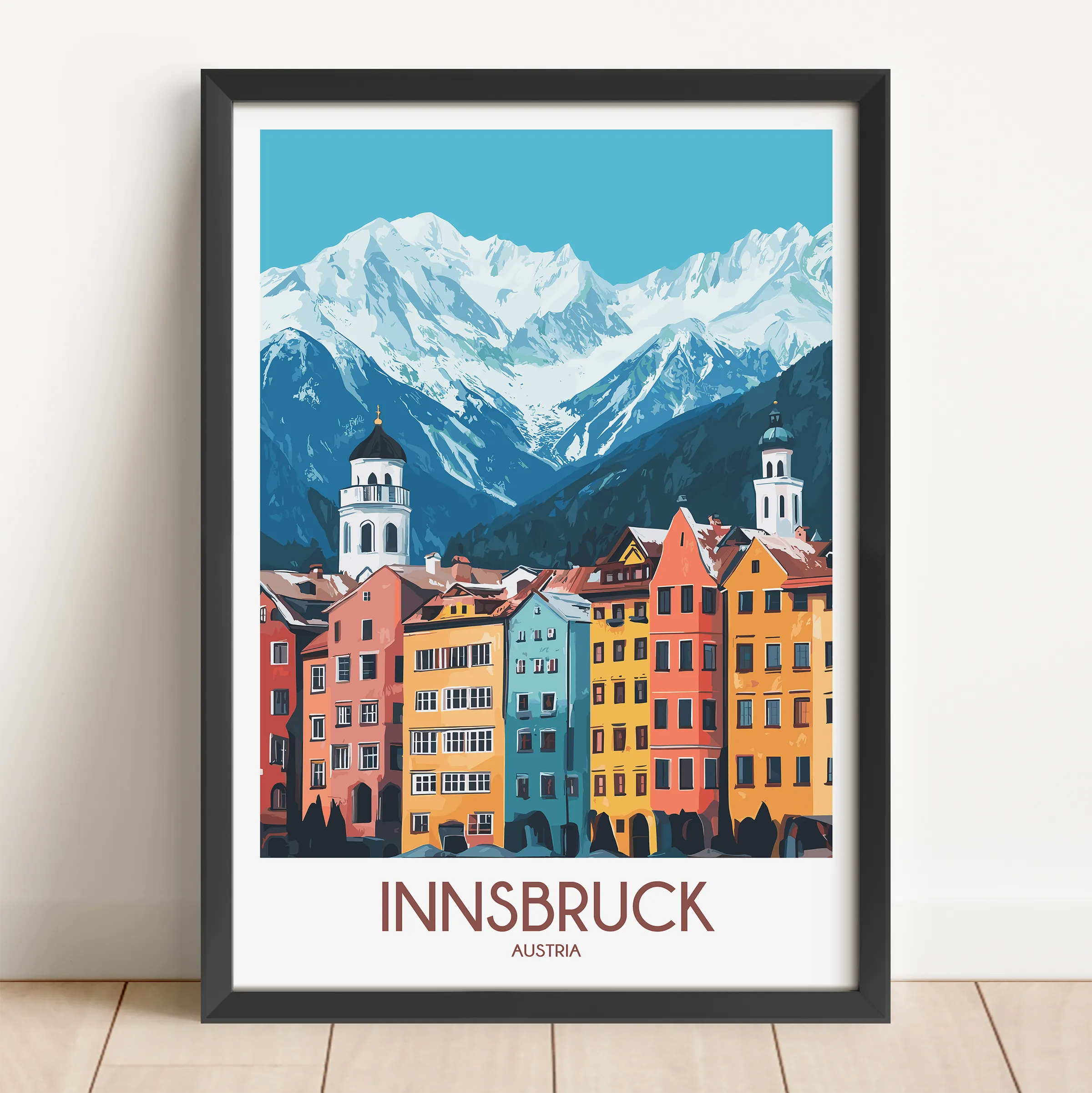 Innsbruck Destination Art Gift