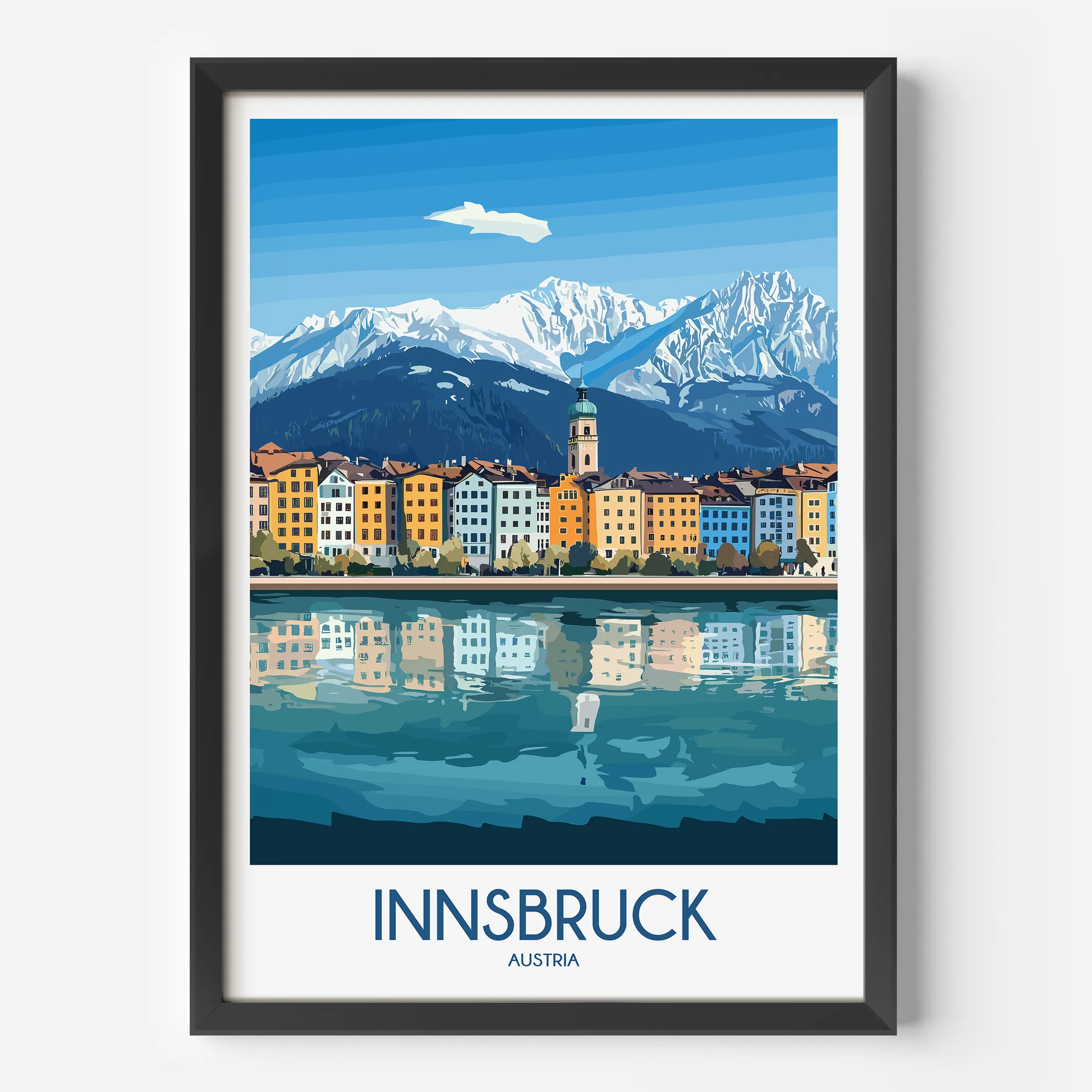 Innsbruck Destination Art Gift