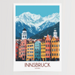 Innsbruck Modern Travel Poster