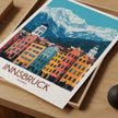 Innsbruck Retro Travel Illustration