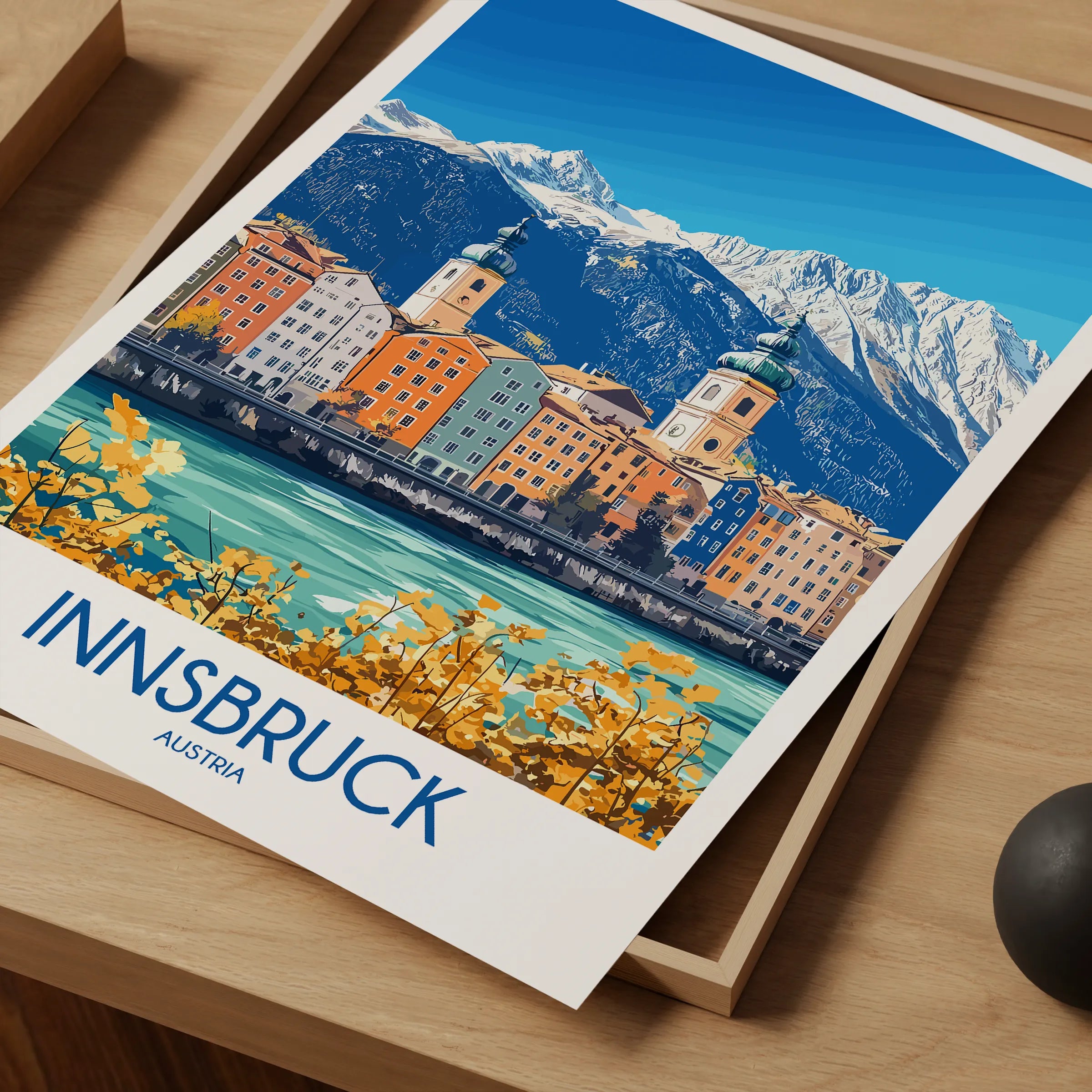 Innsbruck Vintage Style Print