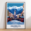 Innsbruck Vintage Style Print