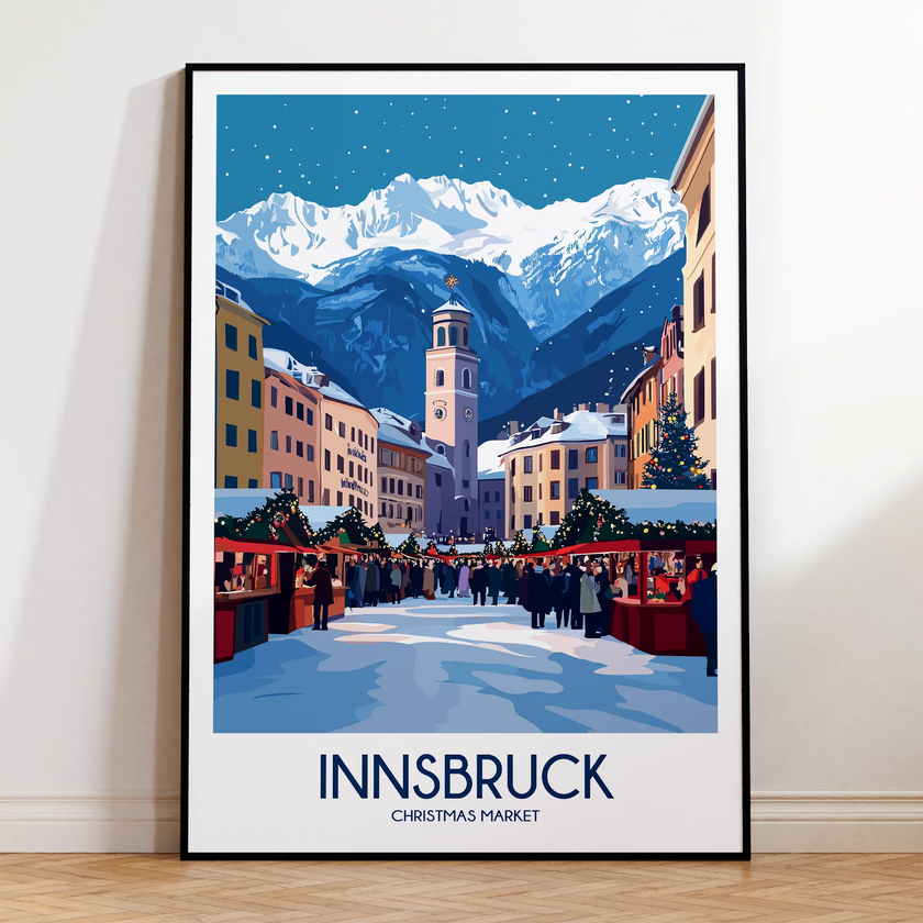 Innsbruck Vintage Style Print