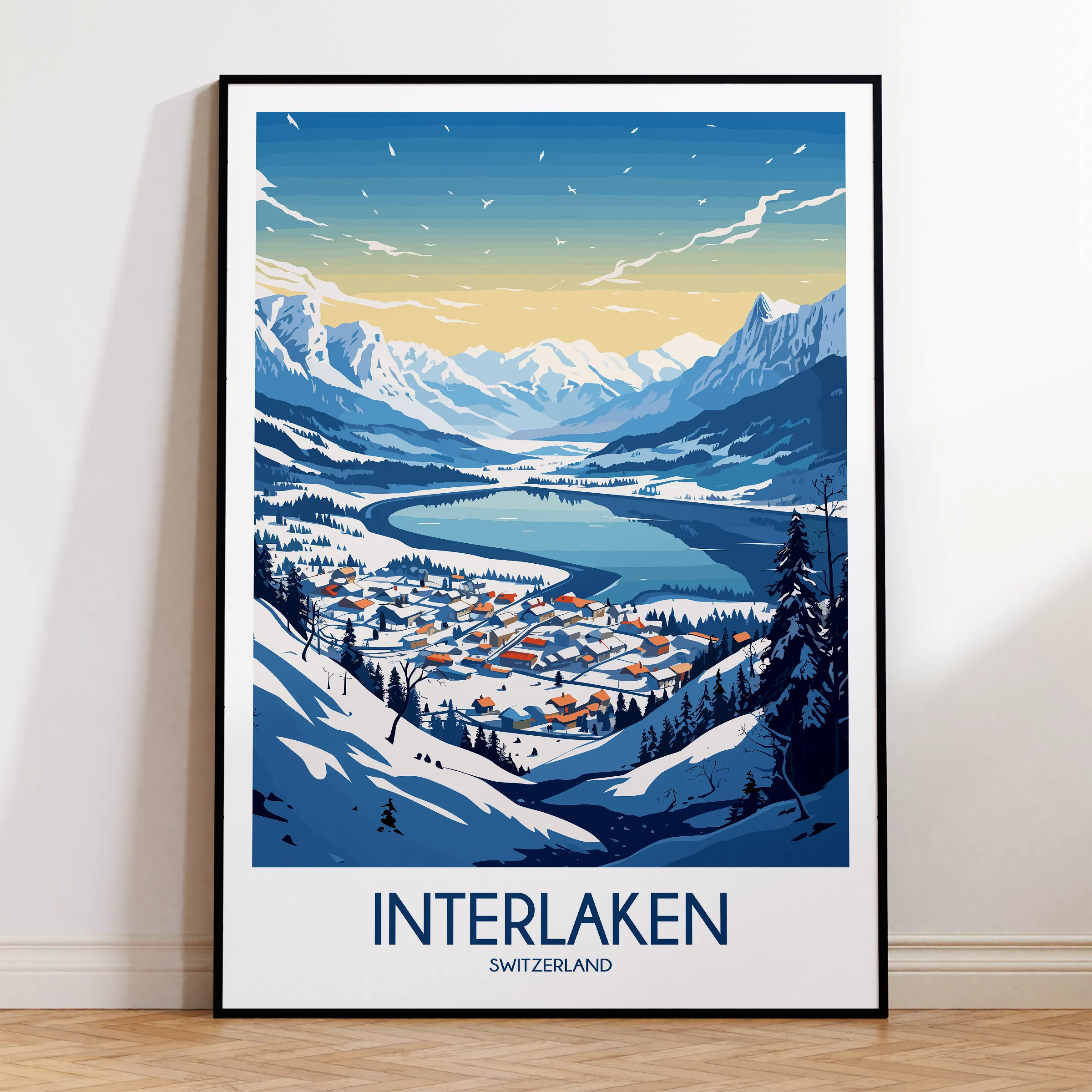 Interlaken Minimalist Wall Art