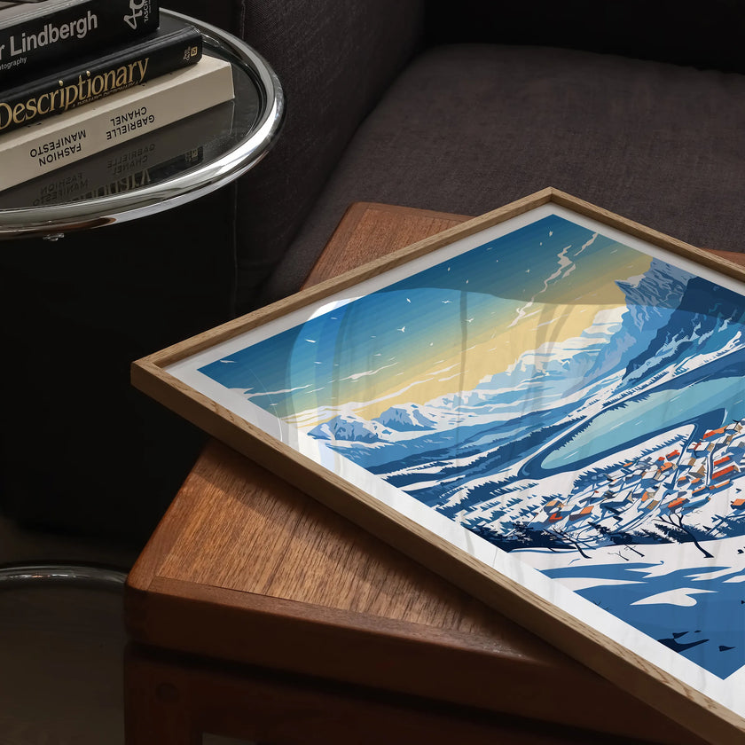 Interlaken Scenic Landscape Art