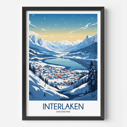 Interlaken Scenic Landscape Art