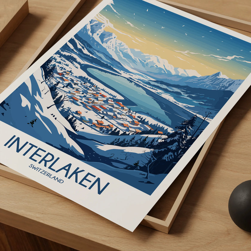 Interlaken Souvenir Poster Print