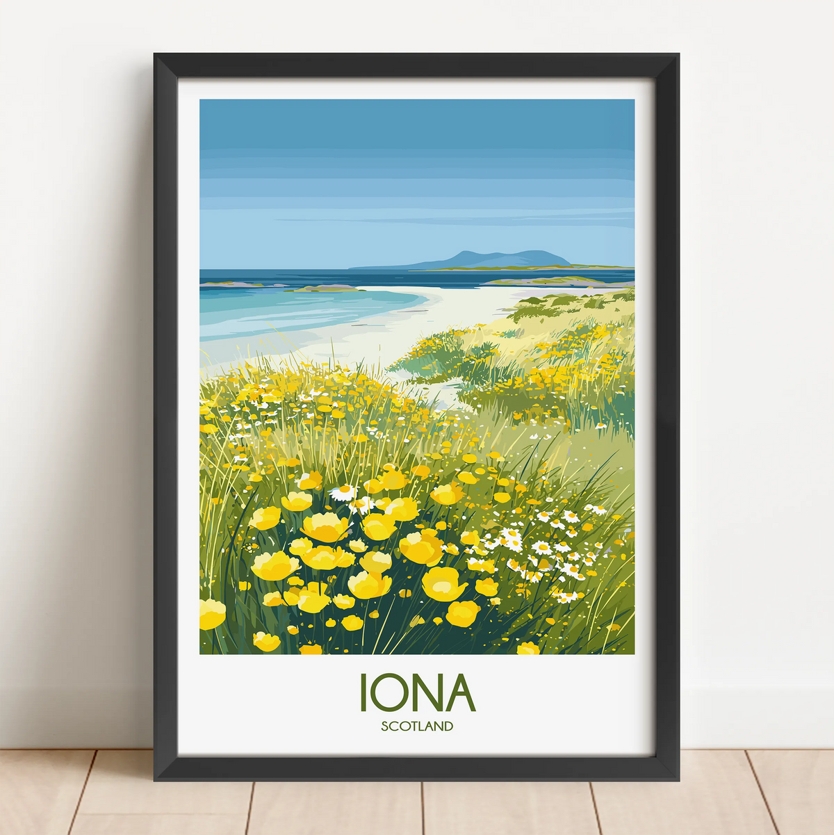 Iona Vintage Style Print