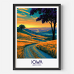 Iowa Destination Art Gift