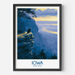 Iowa Destination Art Gift