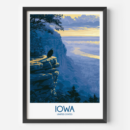 Iowa Destination Art Gift