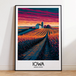 Iowa Destination Art Gift