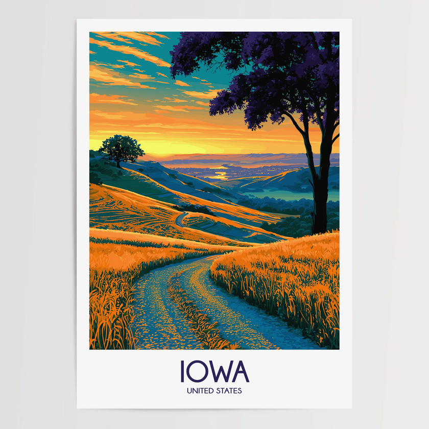 Iowa Scenic Landscape Art