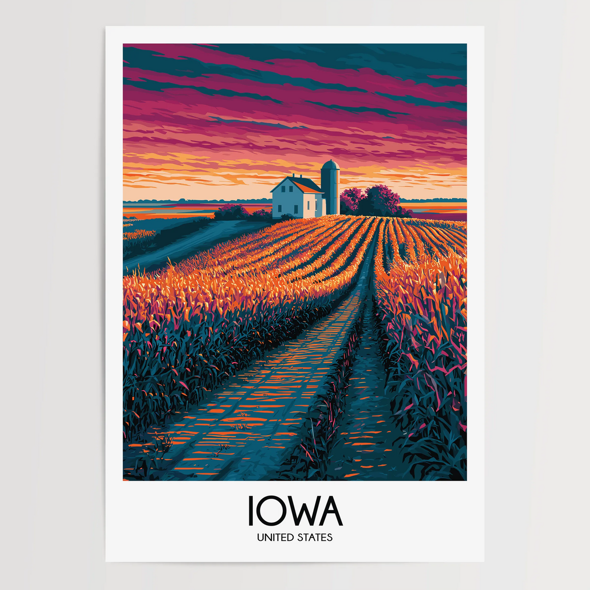 Iowa Travel Memory Gift