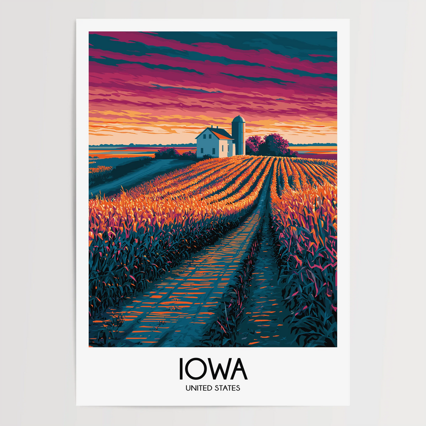 Iowa Travel Memory Gift