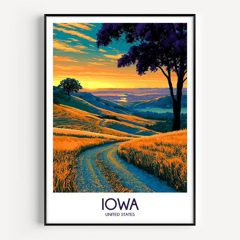 Iowa Travel Memory Gift