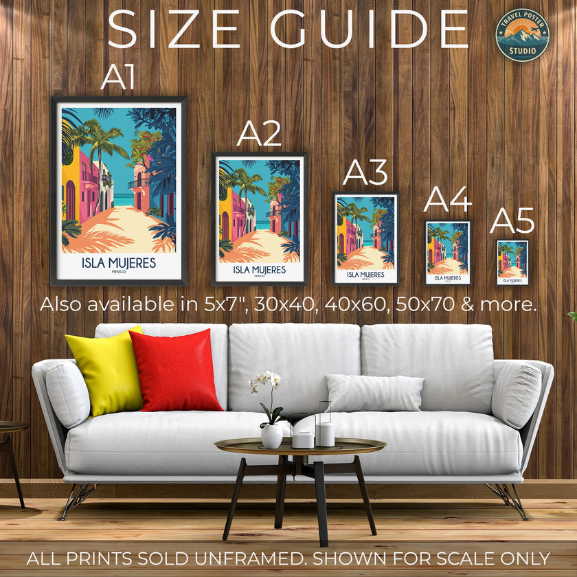Isla Mujeres Destination Art Gift