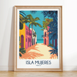 Isla Mujeres Minimalist Wall Art