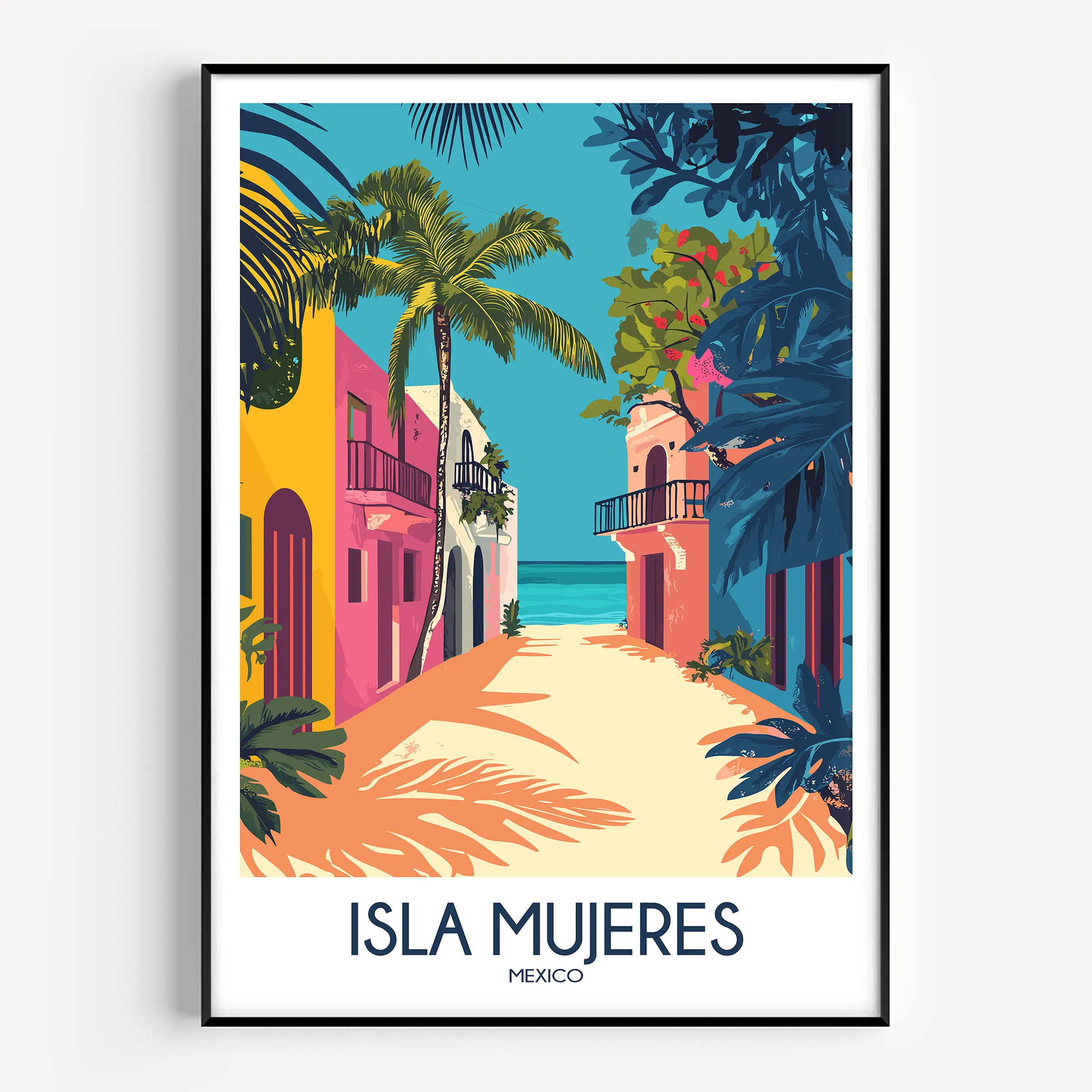 Isla Mujeres Scenic Landscape Art