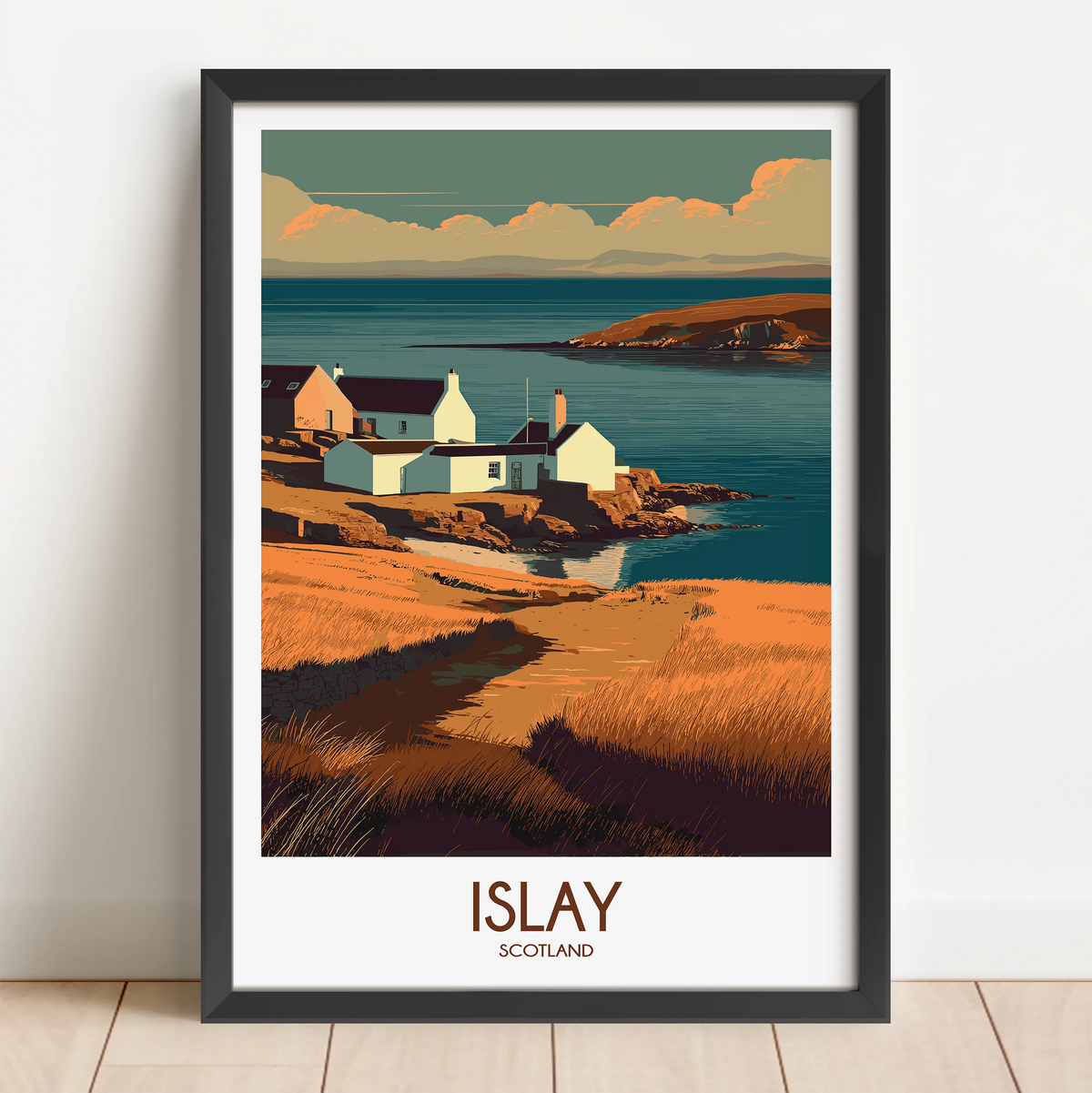 Islay Modern Travel Poster